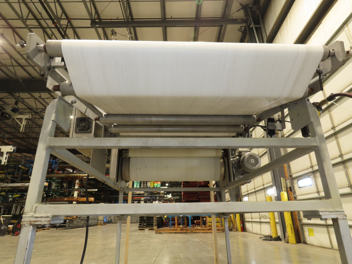 FDA Food Process 11'L Stainless Portable Incline Conveyor 38"Belt 1.5Hp 230V 3PH