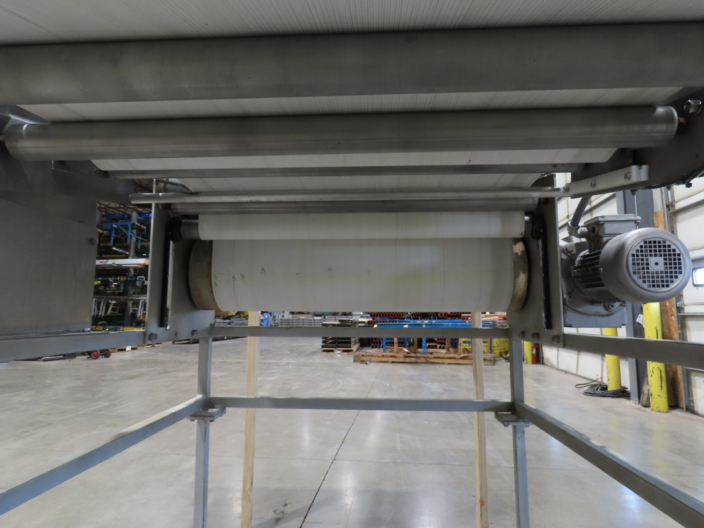 FDA Food Process 11'L Stainless Portable Incline Conveyor 38"Belt 1.5Hp 230V 3PH