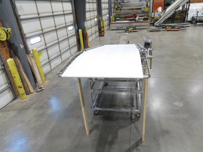 FDA Food Process 11'L Stainless Portable Incline Conveyor 38"Belt 1.5Hp 230V 3PH