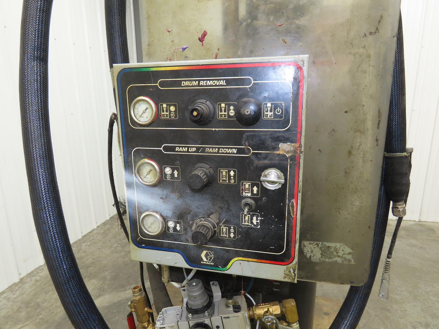 Graco 243895 Thermo-o-flow Hot Melt Drum Unloader 55 Gallon 480V