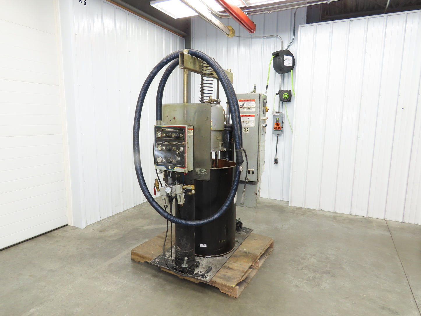 Graco 243895 Thermo-o-flow Hot Melt Drum Unloader 55 Gallon 480V