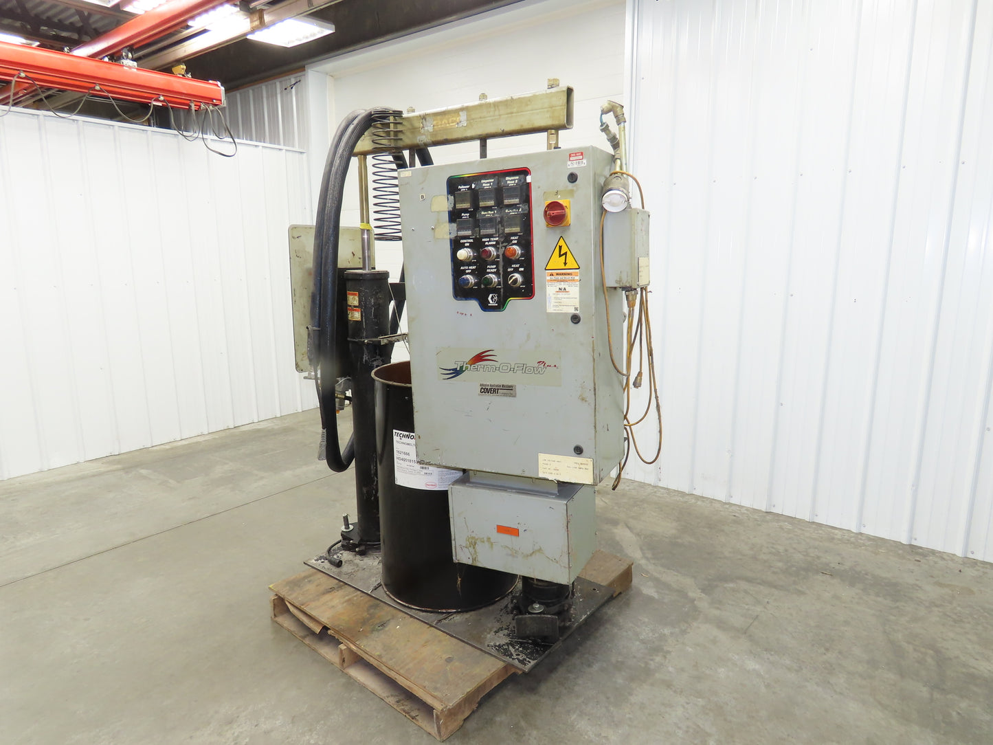 Graco 243895 Thermo-o-flow Hot Melt Drum Unloader 55 Gallon 480V