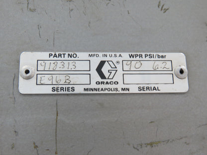 Graco Thermo-o-flow Hot Melt Drum Unloader 55 Gallon Frame & Cylinders Only