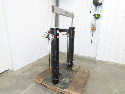 Graco Thermo-o-flow Hot Melt Drum Unloader 55 Gallon Frame & Cylinders Only