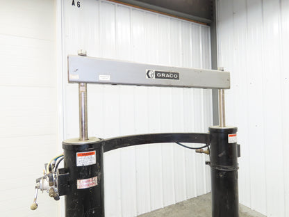 Graco Thermo-o-flow Hot Melt Drum Unloader 55 Gallon Frame & Cylinders Only