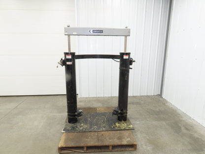 Graco Thermo-o-flow Hot Melt Drum Unloader 55 Gallon Frame & Cylinders Only