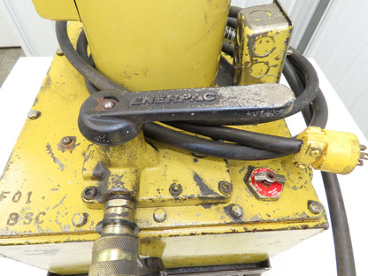 Enerpac Hydraulic Pump Power Unit 10000psi Max Pressure 1Hp 115V 1PH