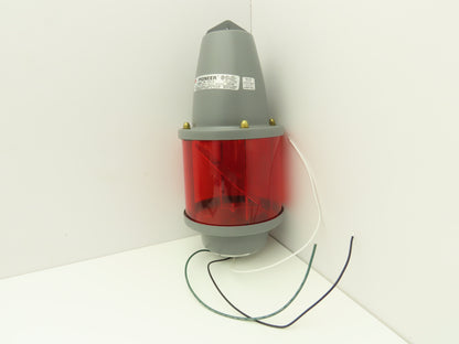 Pioneer 27S Rotating Light Red Sealed Beam 120V 79W Flash Rate 60 FPM Series B2