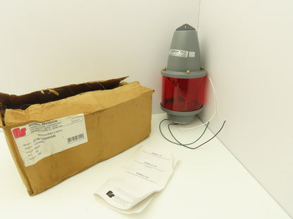 Pioneer 27S Rotating Light Red Sealed Beam 120V 79W Flash Rate 60 FPM Series B2
