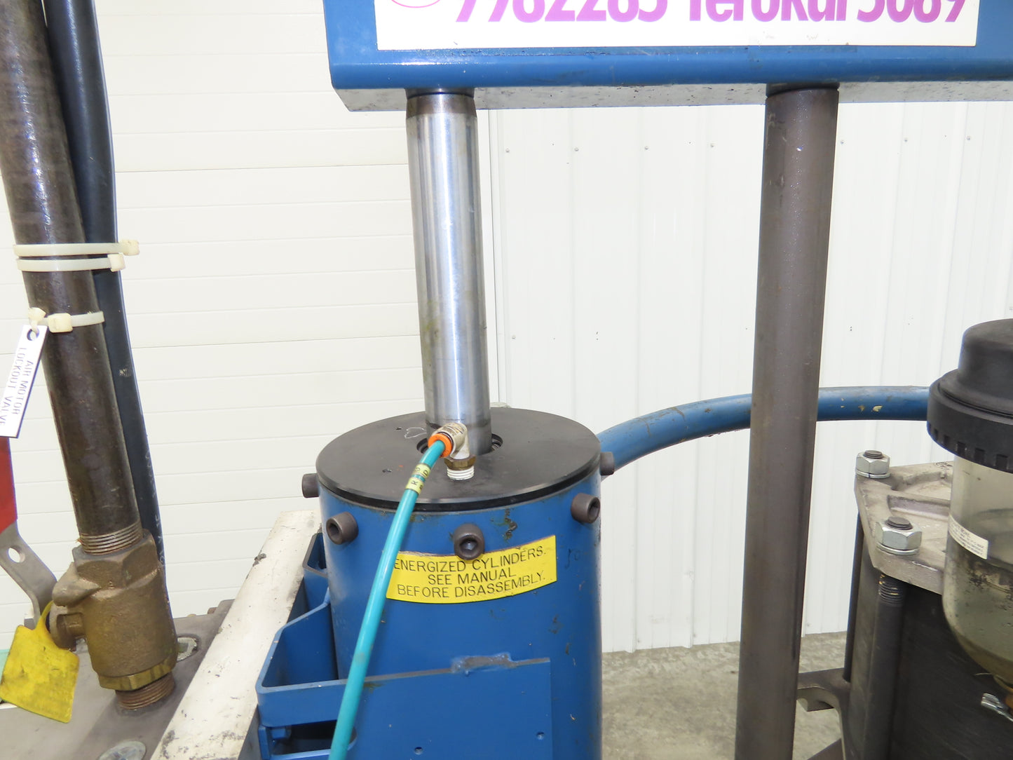 Nordson Rhino Hot Melt Drum Unloader Pneumatic Pump 65:1 Ratio 100PSI