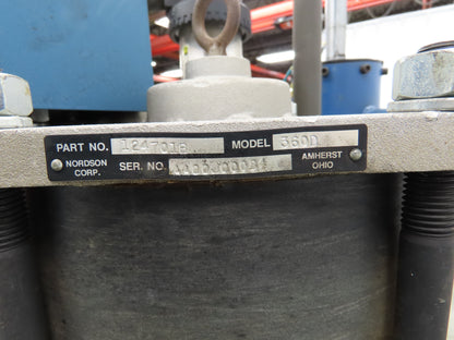 Nordson Rhino Hot Melt Drum Unloader Pneumatic Pump 65:1 Ratio 100PSI