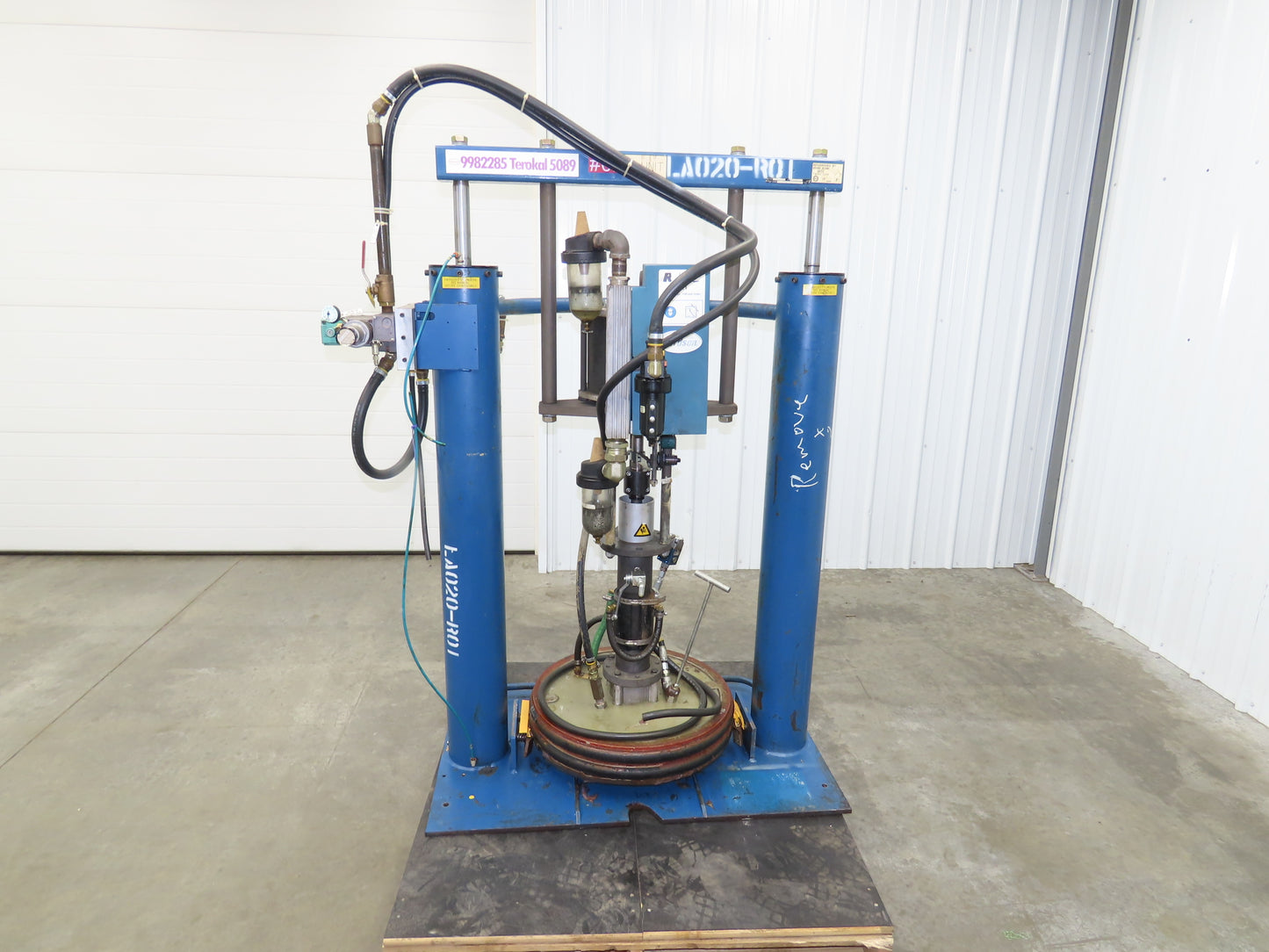 Nordson Rhino Hot Melt Drum Unloader Pneumatic Pump 65:1 Ratio 100PSI