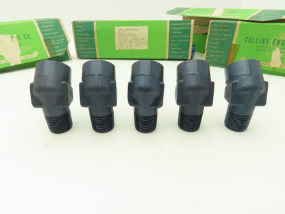 Collins Engineering AN915-4D Elbow 45 Deg Aluminum 1/2"NPT Female/Male Lot of 20