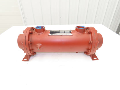 Basco 2A01A05014 Oiler Cooler Shell & Tube Heat Exchanger 1-Pass 150 PSI