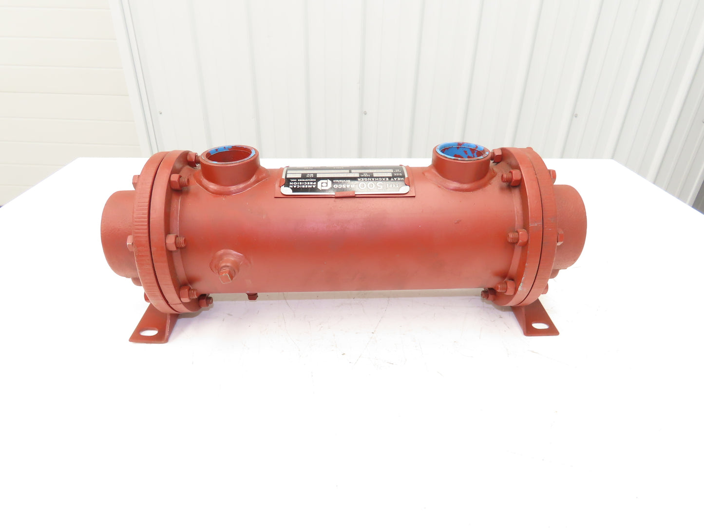 Basco 2A01A05014 Oiler Cooler Shell & Tube Heat Exchanger 1-Pass 150 PSI