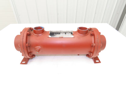 Basco 2A01A05014 Oiler Cooler Shell & Tube Heat Exchanger 1-Pass 150 PSI