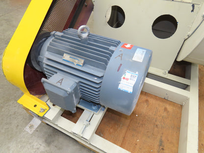 Backward Inclined Centrifugal Blower 24" Impeller 3Ph 7.5kw 480V Only 10" Inlet