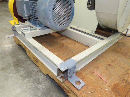 Backward Inclined Centrifugal Blower 24" Impeller 3Ph 7.5kw 480V Only 10" Inlet