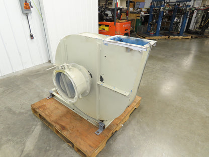 Backward Inclined Centrifugal Blower 24" Impeller 3Ph 7.5kw 480V Only 10" Inlet