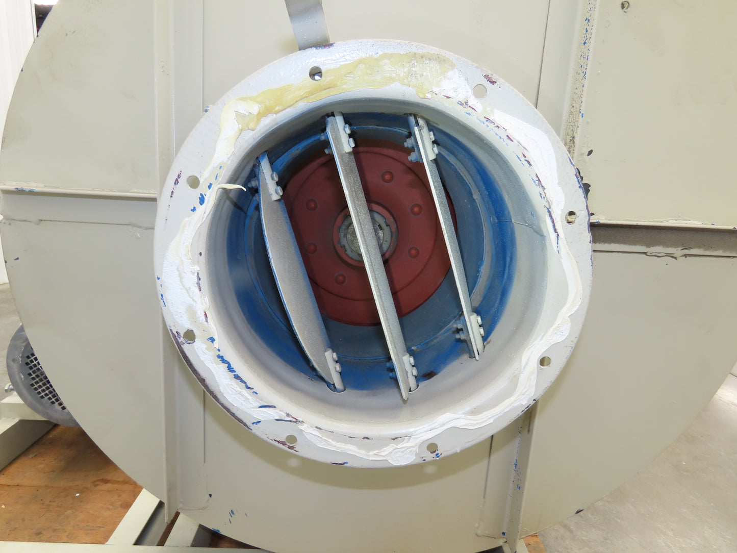 Backward Inclined Centrifugal Blower 24" Impeller 3Ph 7.5kw 480V Only 10" Inlet