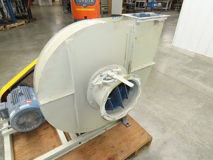 Backward Inclined Centrifugal Blower 24" Impeller 3Ph 7.5kw 480V Only 10" Inlet