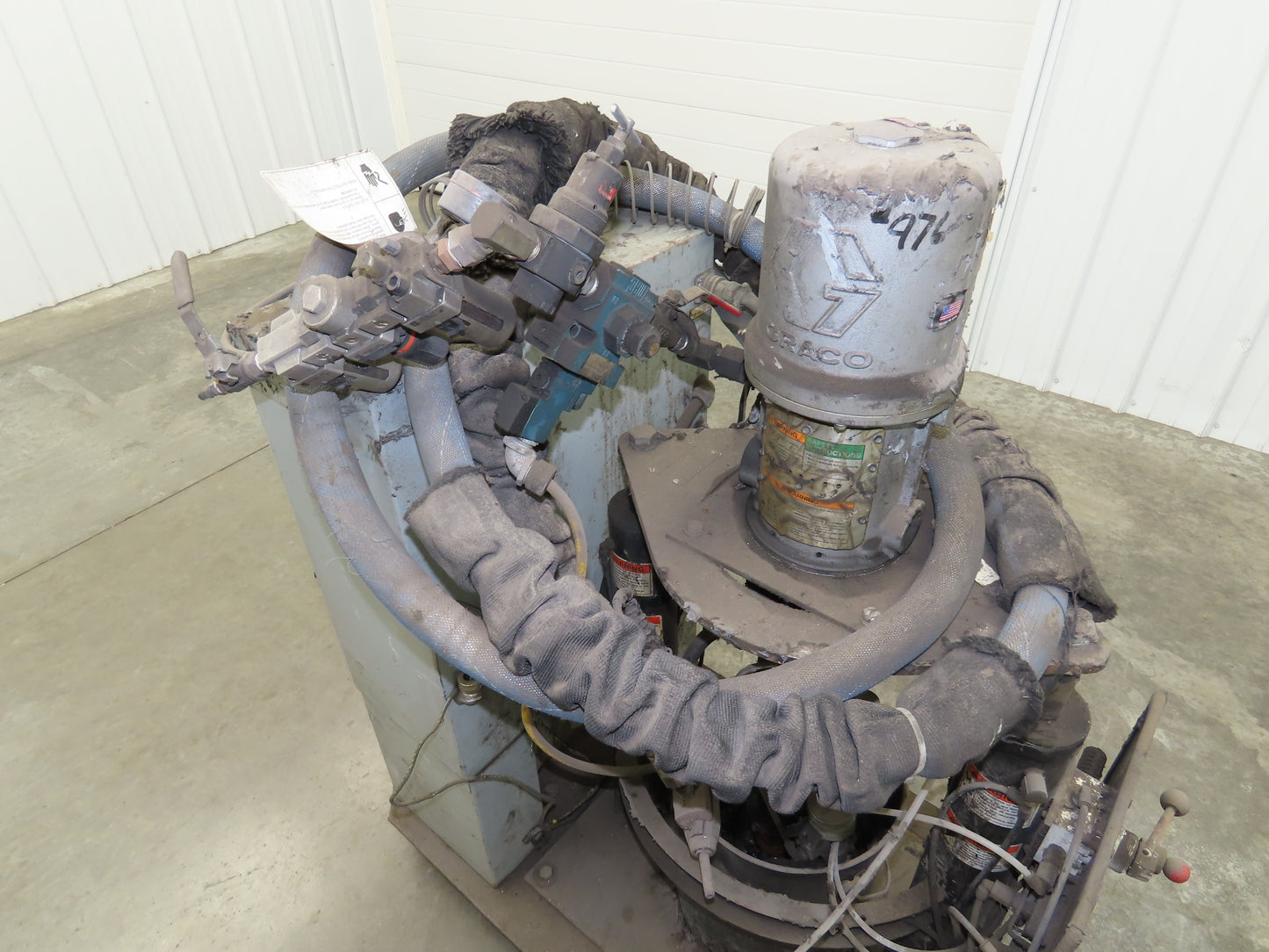 Graco 617300 Thermo-O-Flow Hot Melt Pail Unloader Extrusion Pump 5 Gal 480VAC