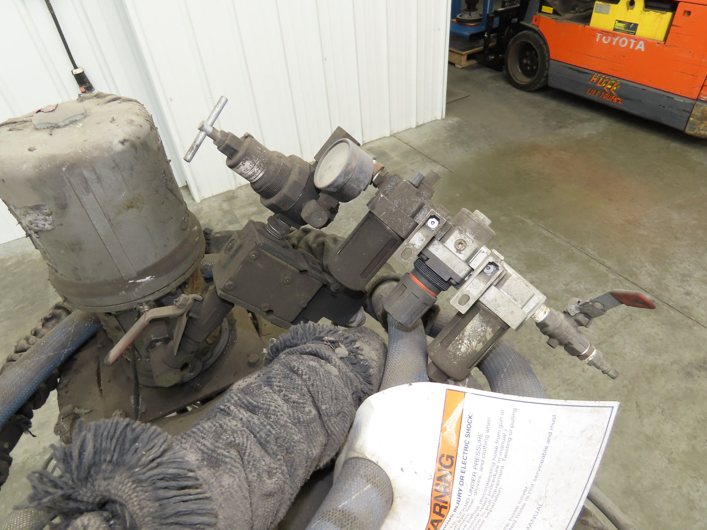 Graco 617300 Thermo-O-Flow Hot Melt Pail Unloader Extrusion Pump 5 Gal 480VAC