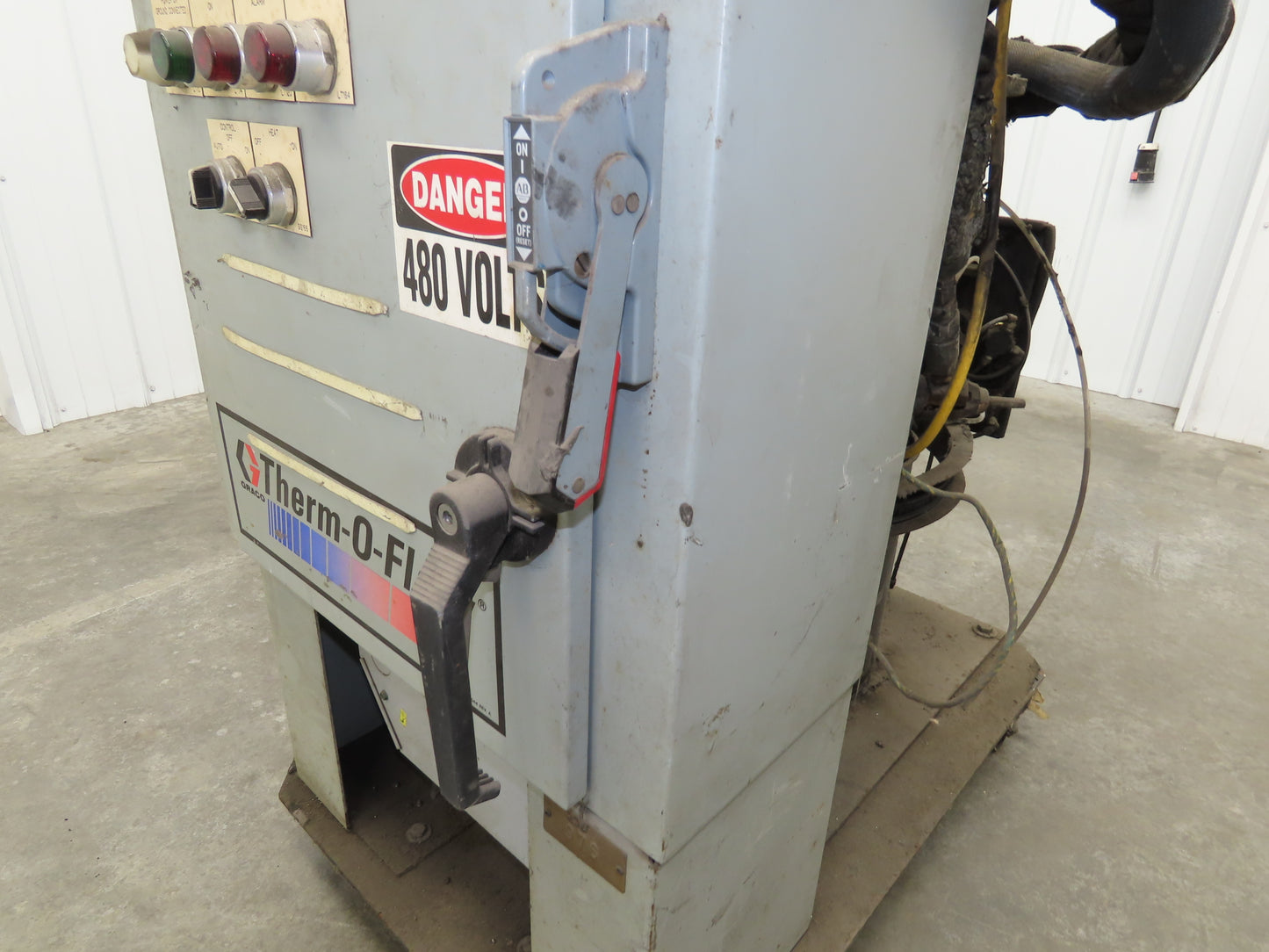 Graco 617300 Thermo-O-Flow Hot Melt Pail Unloader Extrusion Pump 5 Gal 480VAC