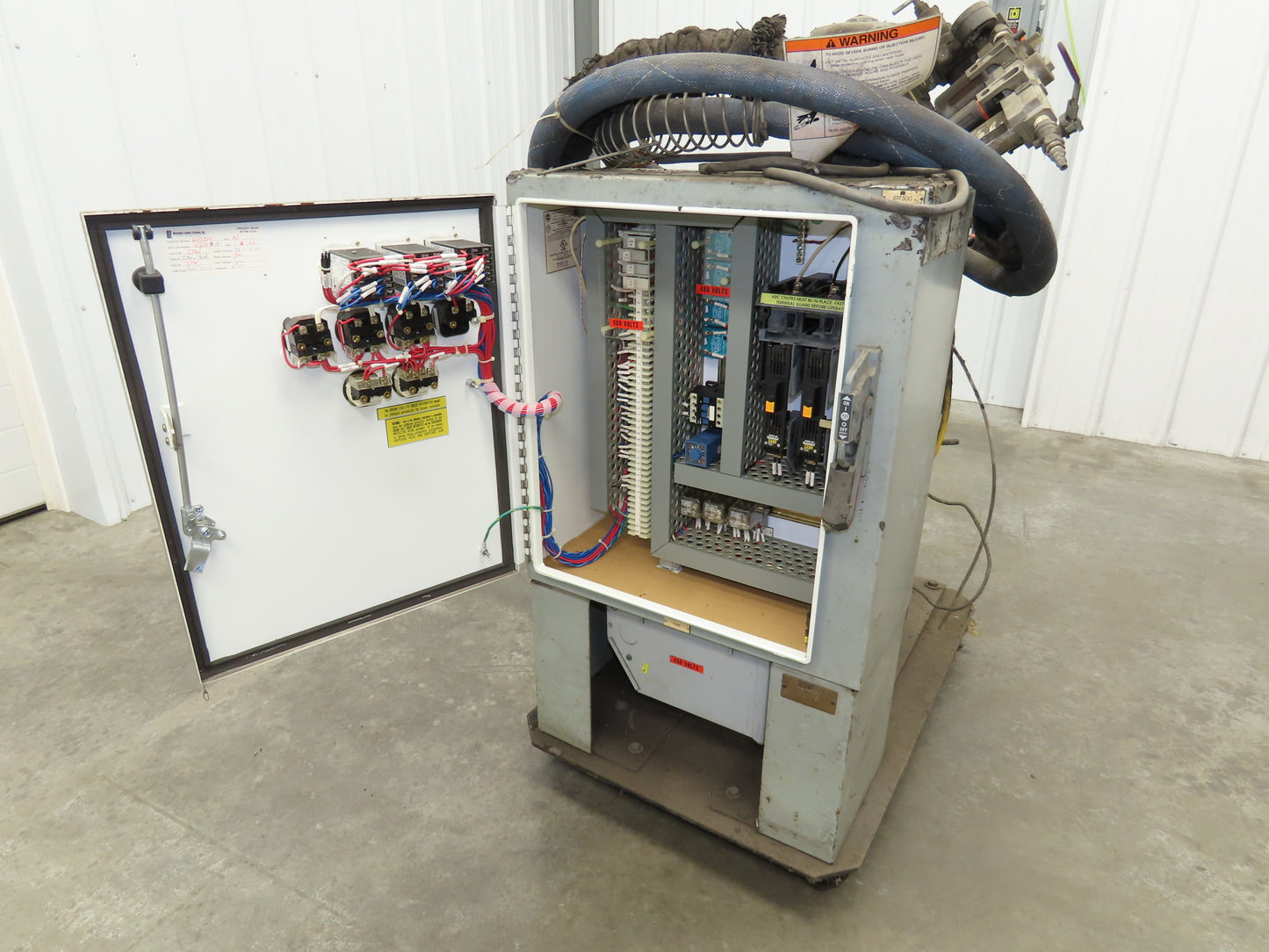 Graco 617300 Thermo-O-Flow Hot Melt Pail Unloader Extrusion Pump 5 Gal 480VAC