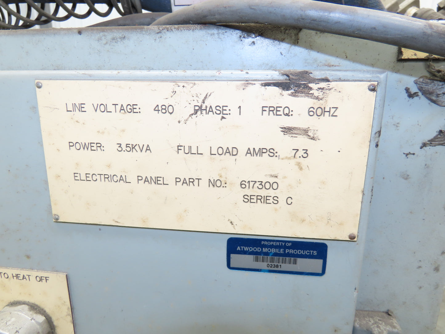 Graco 617300 Thermo-O-Flow Hot Melt Pail Unloader Extrusion Pump 5 Gal 480VAC