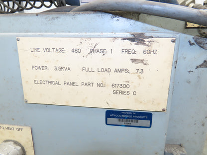 Graco 617300 Thermo-O-Flow Hot Melt Pail Unloader Extrusion Pump 5 Gal 480VAC