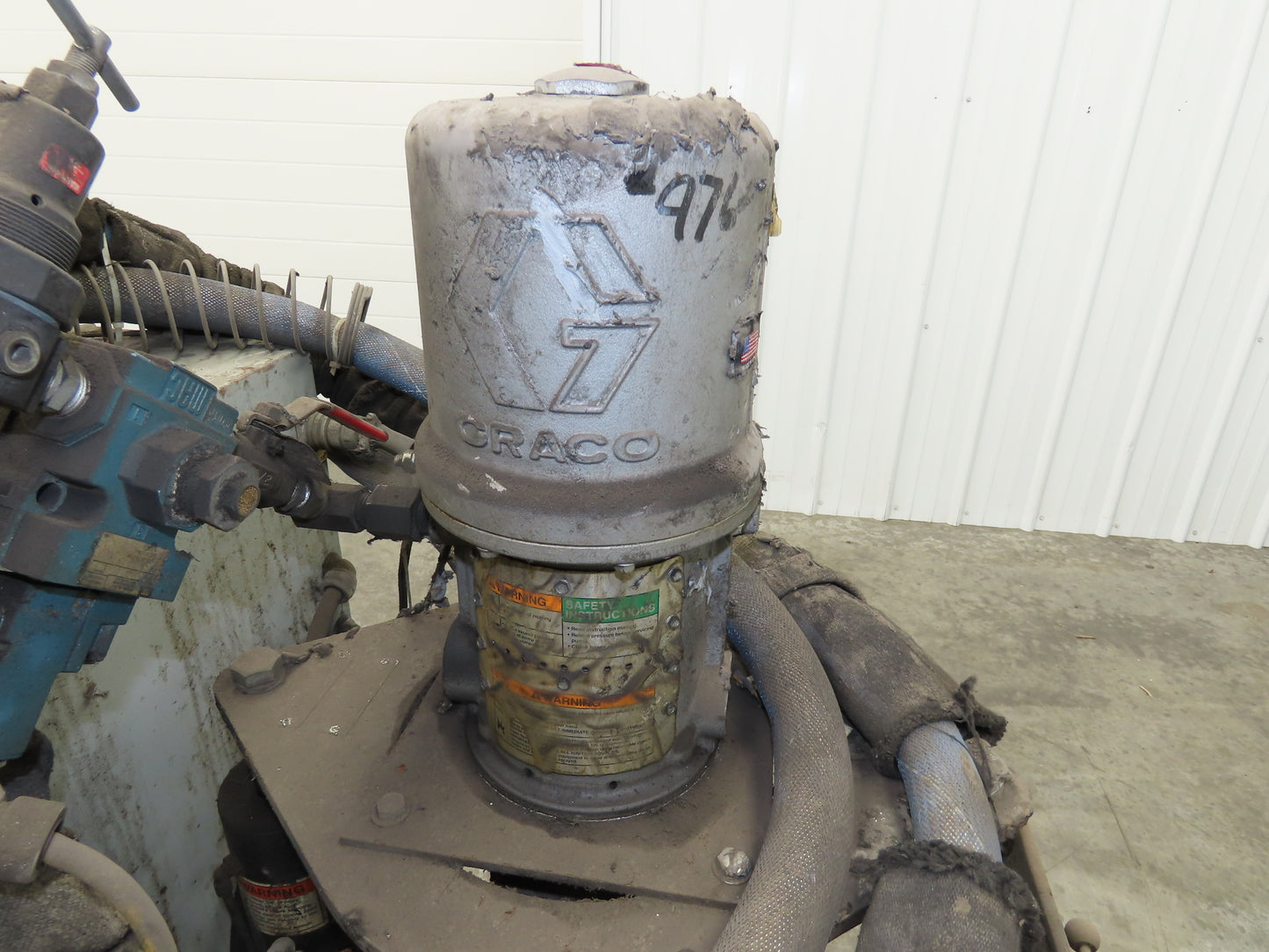 Graco 617300 Thermo-O-Flow Hot Melt Pail Unloader Extrusion Pump 5 Gal 480VAC