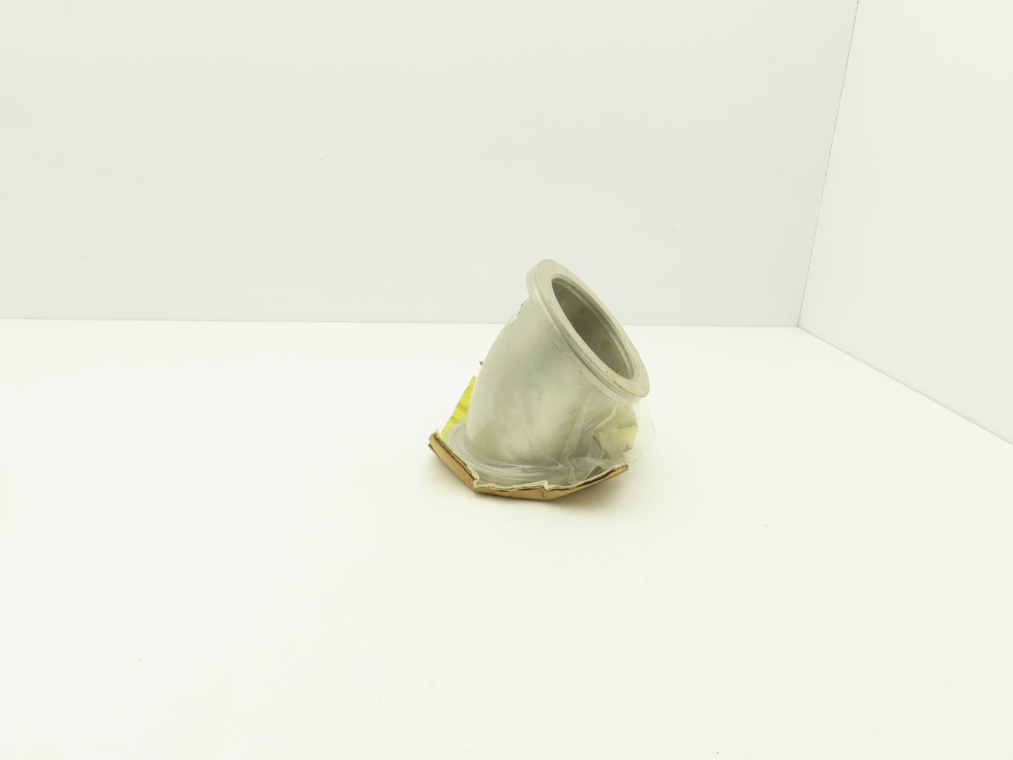 E45-NW-100 4" Vacuum Tube Elbow Short Radius  45 Deg With Welded Flange SS