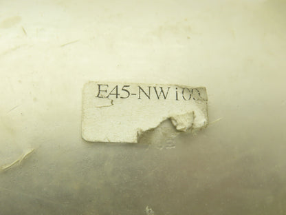 E45-NW-100 4" Vacuum Tube Elbow Short Radius  45 Deg With Welded Flange SS