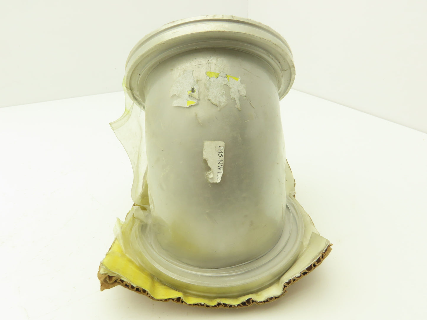 E45-NW-100 4" Vacuum Tube Elbow Short Radius  45 Deg With Welded Flange SS