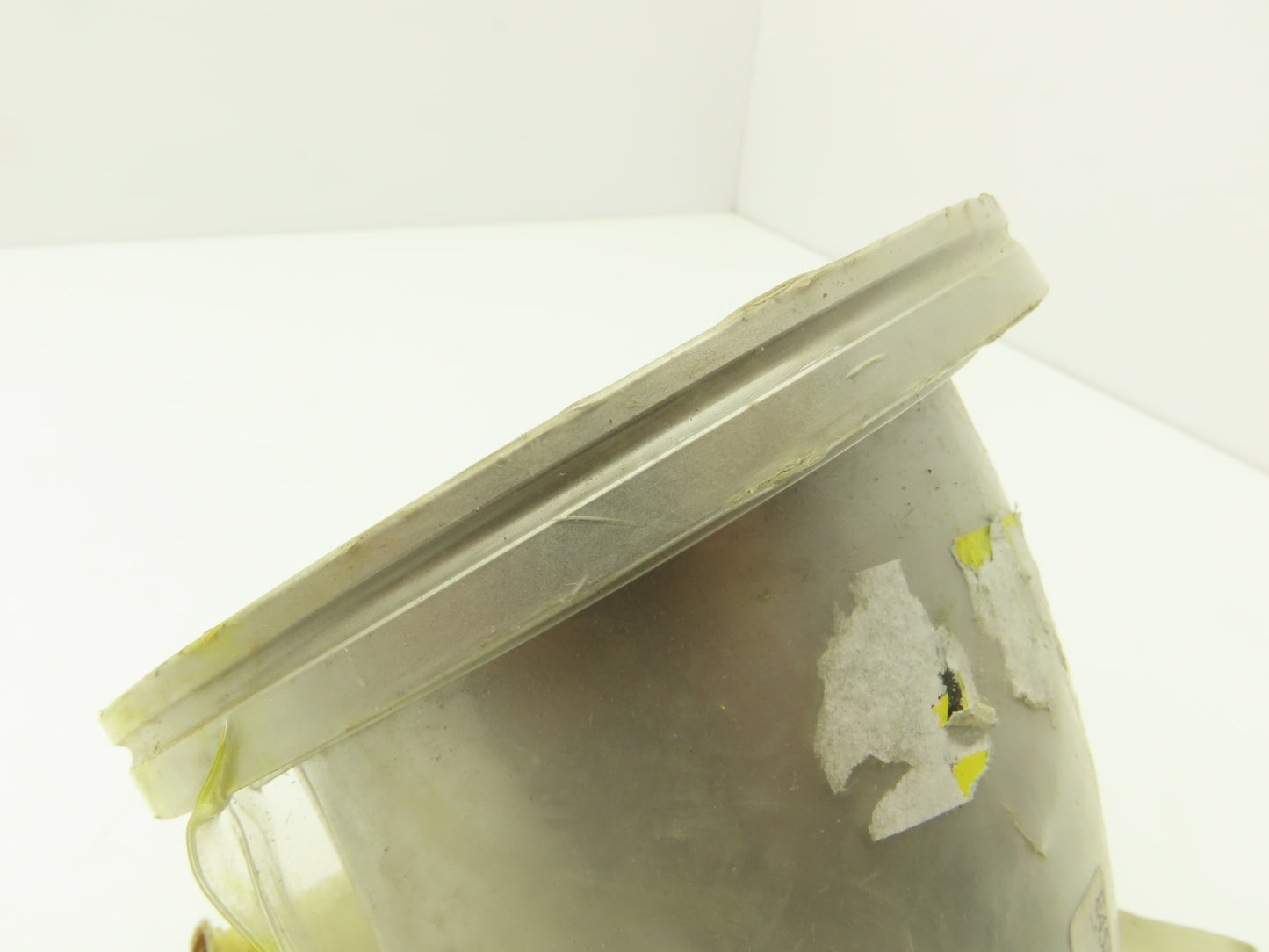 E45-NW-100 4" Vacuum Tube Elbow Short Radius  45 Deg With Welded Flange SS