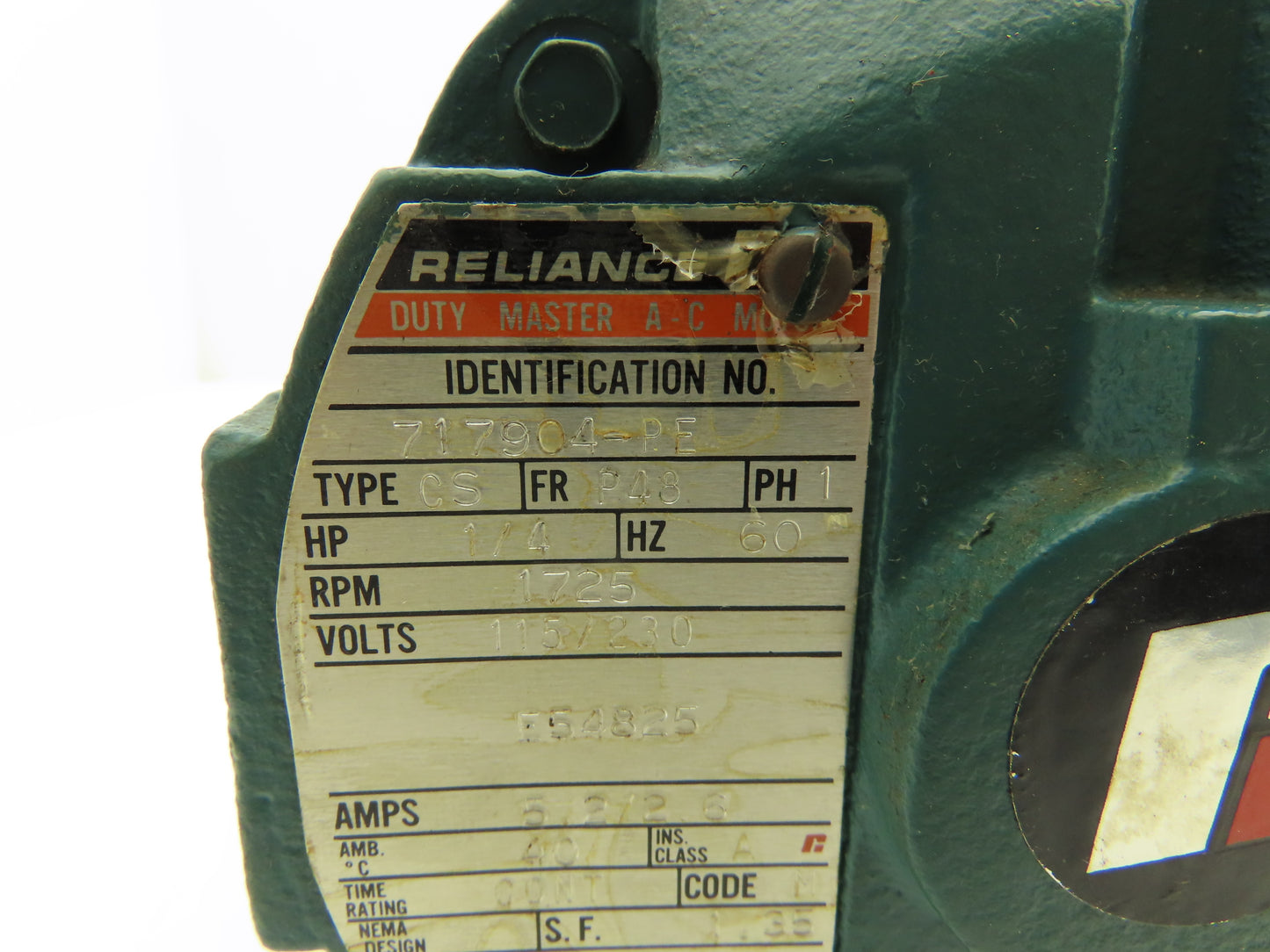 Master-Reeves AC Gearmotor 6.2:1 Reducer 1/4 Hp 280 RPM 115/230V 1 Ph Parallel