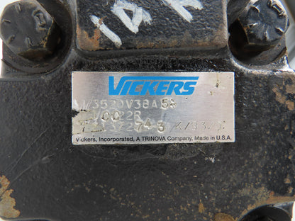 Vickers 3520V38A5-1CC22R Double Vane Hydraulic Pump 38/5GPM 1200 RPM