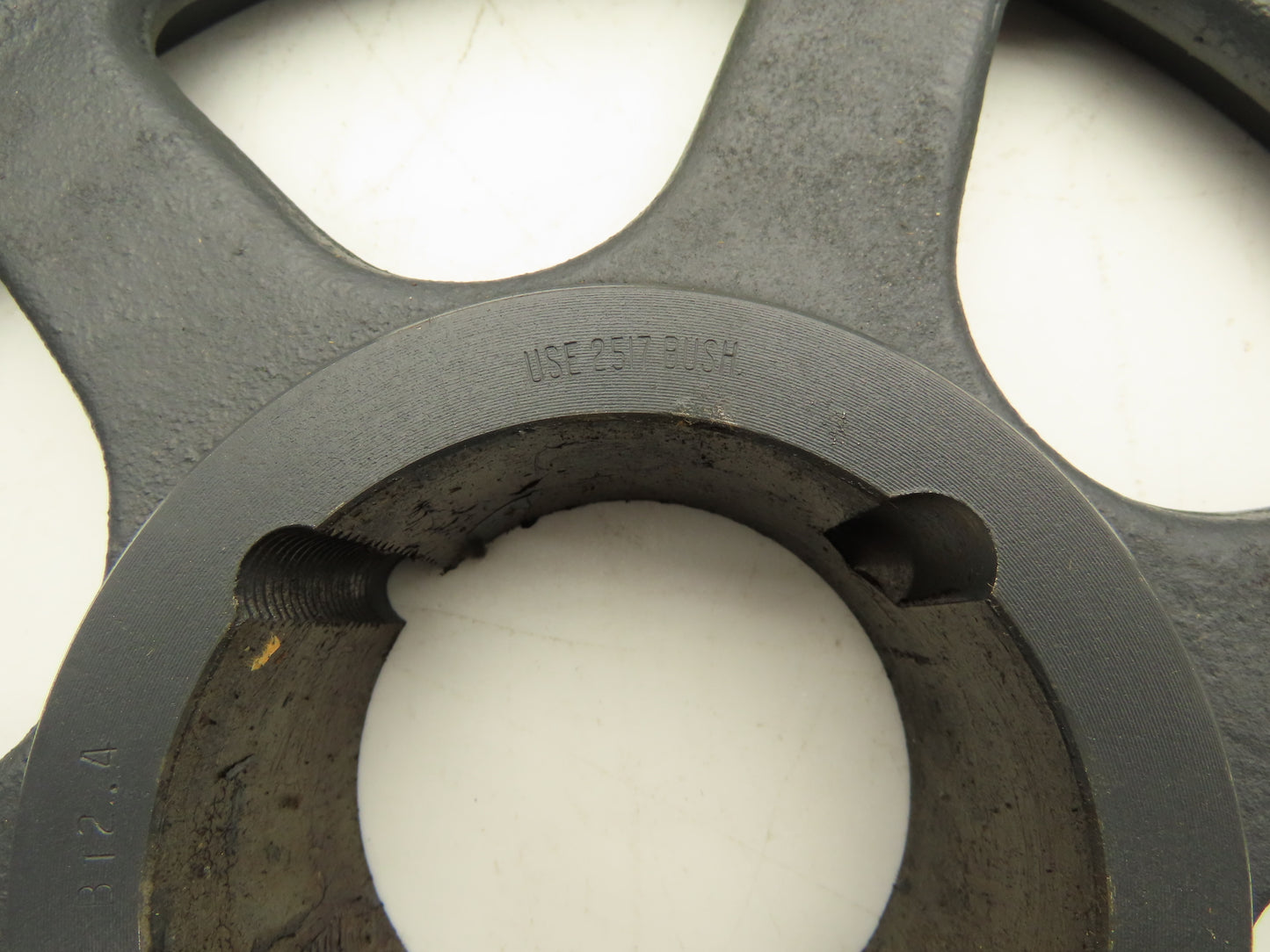 Dodge 118048 Pulley 2 Groove 12-3/4" OD x 1-3/4" W A & B Belts 2517 Bushing