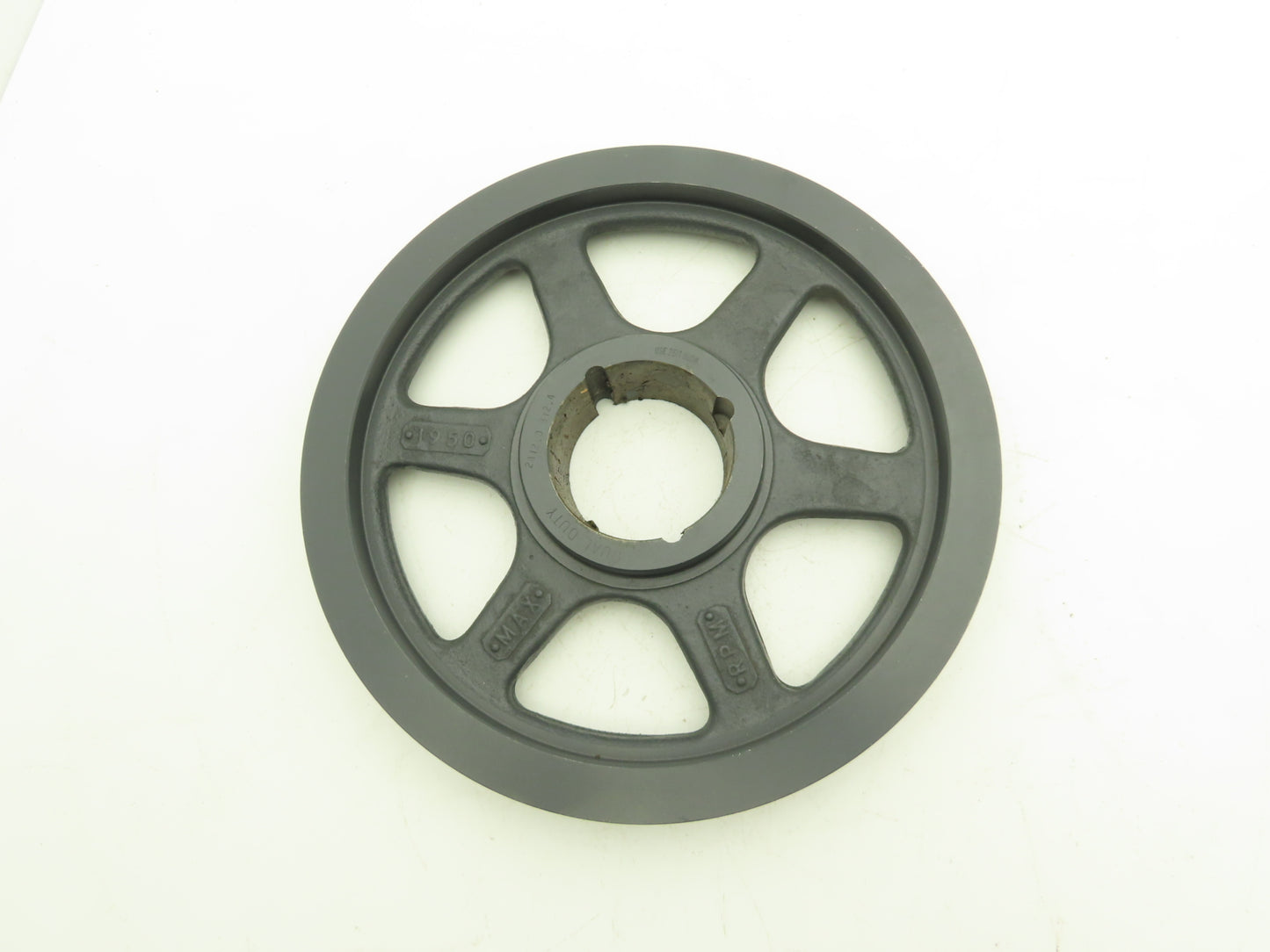 Dodge 118048 Pulley 2 Groove 12-3/4" OD x 1-3/4" W A & B Belts 2517 Bushing