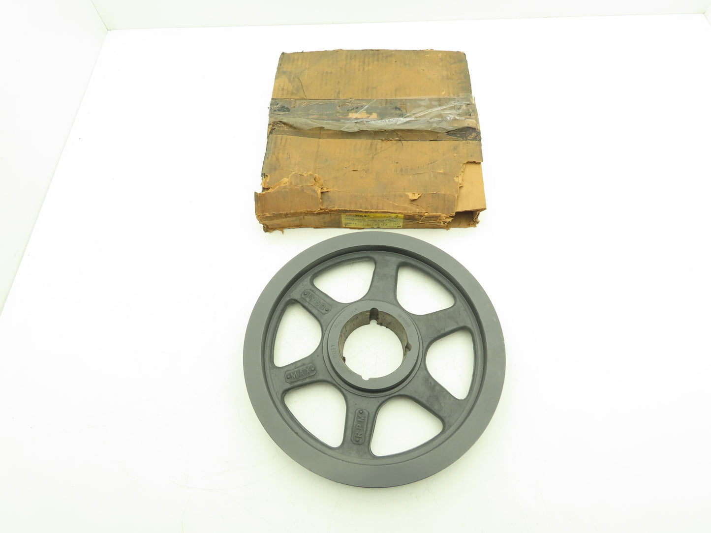 Dodge 118048 Pulley 2 Groove 12-3/4" OD x 1-3/4" W A & B Belts 2517 Bushing