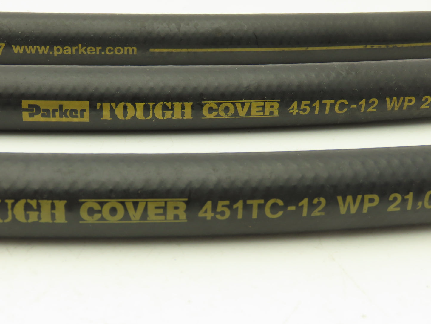 Parker 451TC-12 3/4"x 24" Hydraulic Hose 3000psi SAE-12 O-Ring Swivel  Lot of 3
