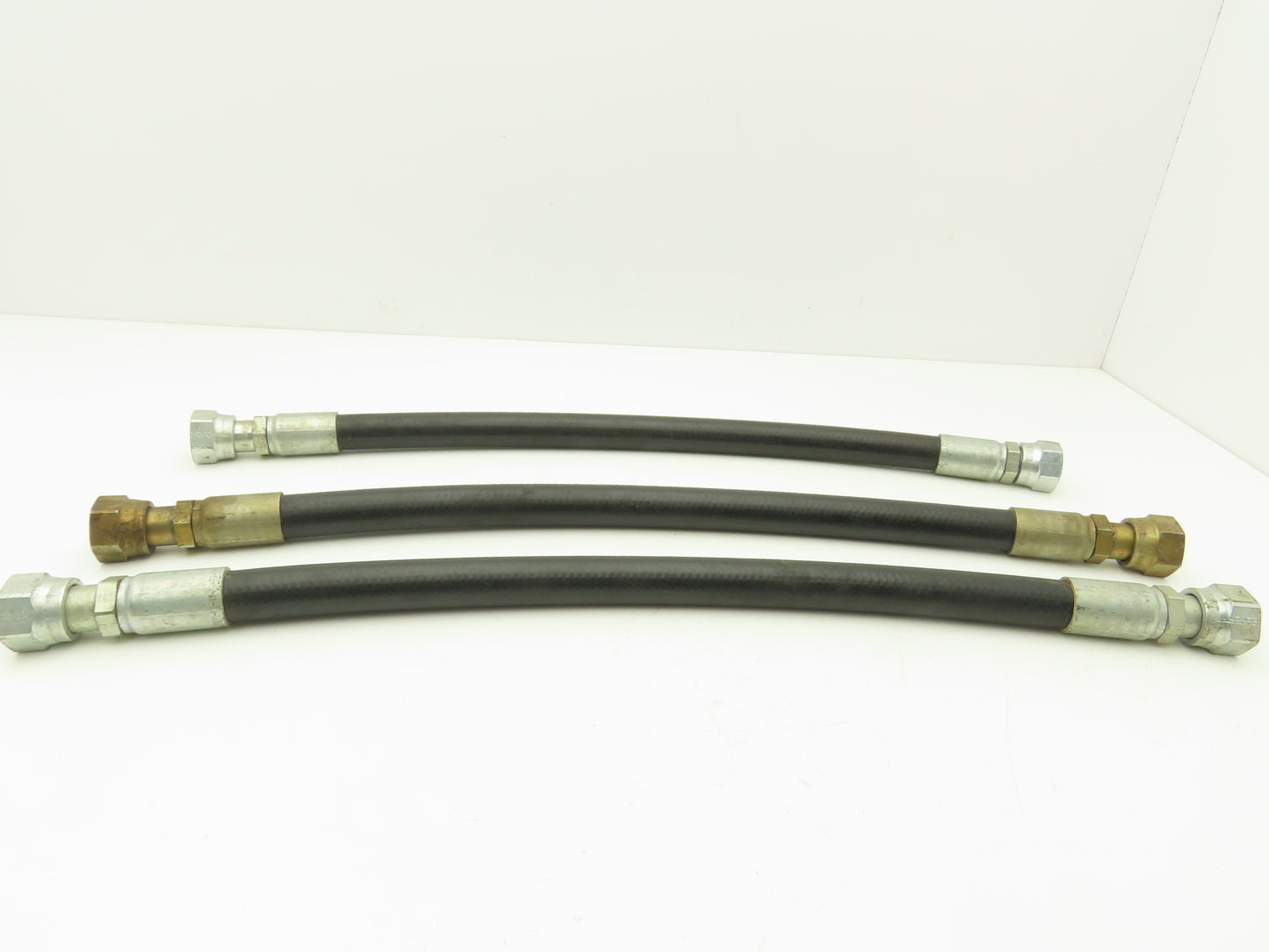 Parker 451TC-12 3/4"x 24" Hydraulic Hose 3000psi SAE-12 O-Ring Swivel  Lot of 3