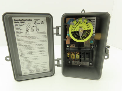 Precision CD 102 24 Hour Time Switch 40A Single Pole Single Throw 208V 60Hz 2Hp