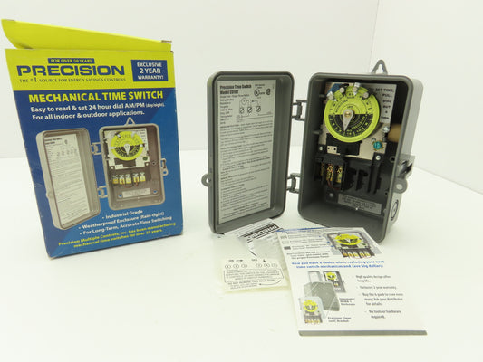 Precision CD 102 24 Hour Time Switch 40A Single Pole Single Throw 208V 60Hz 2Hp