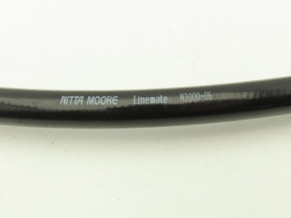 Nitta Moore N3000-06X1100L  3/8"x 1100mm Linemate Hydraulic Hose BSPP  Lot of 2