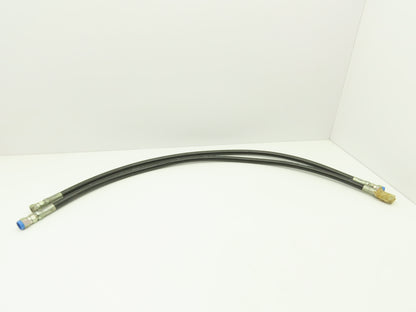 Nitta Moore N3000-06X1100L  3/8"x 1100mm Linemate Hydraulic Hose BSPP  Lot of 2