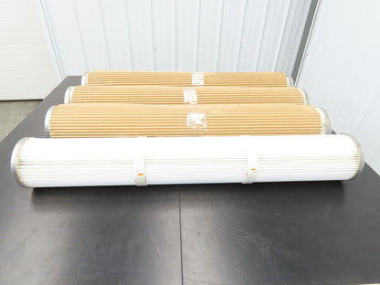 Flex-Kleen B60430 Compact Pleated Filter 36" Replacement Cartridge Lot of 4