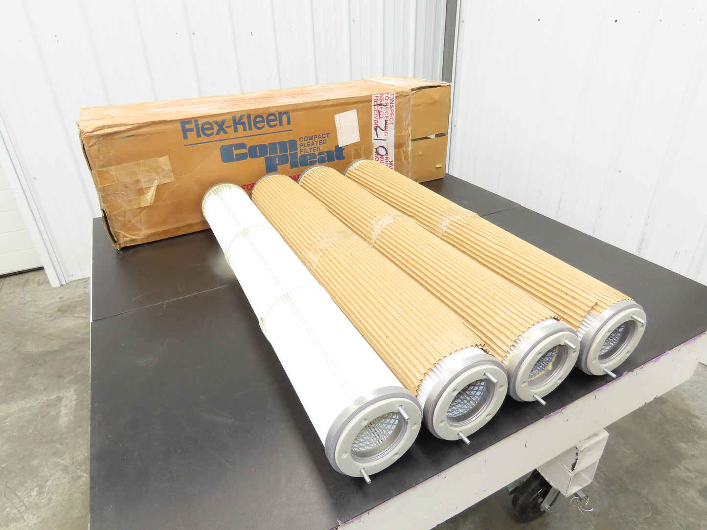 Flex-Kleen B60430 Compact Pleated Filter 36" Replacement Cartridge Lot of 4