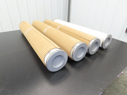 Flex-Kleen B60430 Compact Pleated Filter 36" Replacement Cartridge Lot of 4